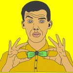 motif de broderie machine de stromae chanteur belge