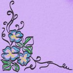 Motif de broderie machine composition florale 5.