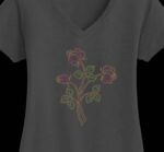 Motif de broderie machine composition florale 6.