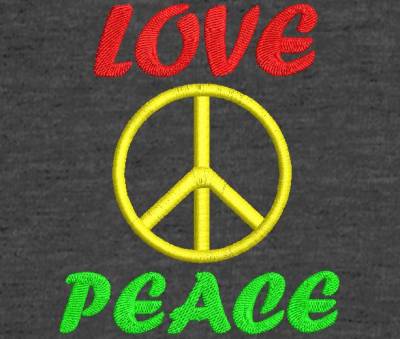 Design1 Motif de broderie machine peace and love. cadre: 10 x 10 / 13 x 18 / 16 x 26 / 20 x 20 . Formats des fichiers dans votre téléchargement PES,CSD,EXP,HUS,SHV,VIP,XXX,DST,PCS,VP3,EMB,JEF… Téléchargement immédiat après votre paiement et aussi disponible dans votre compte.
